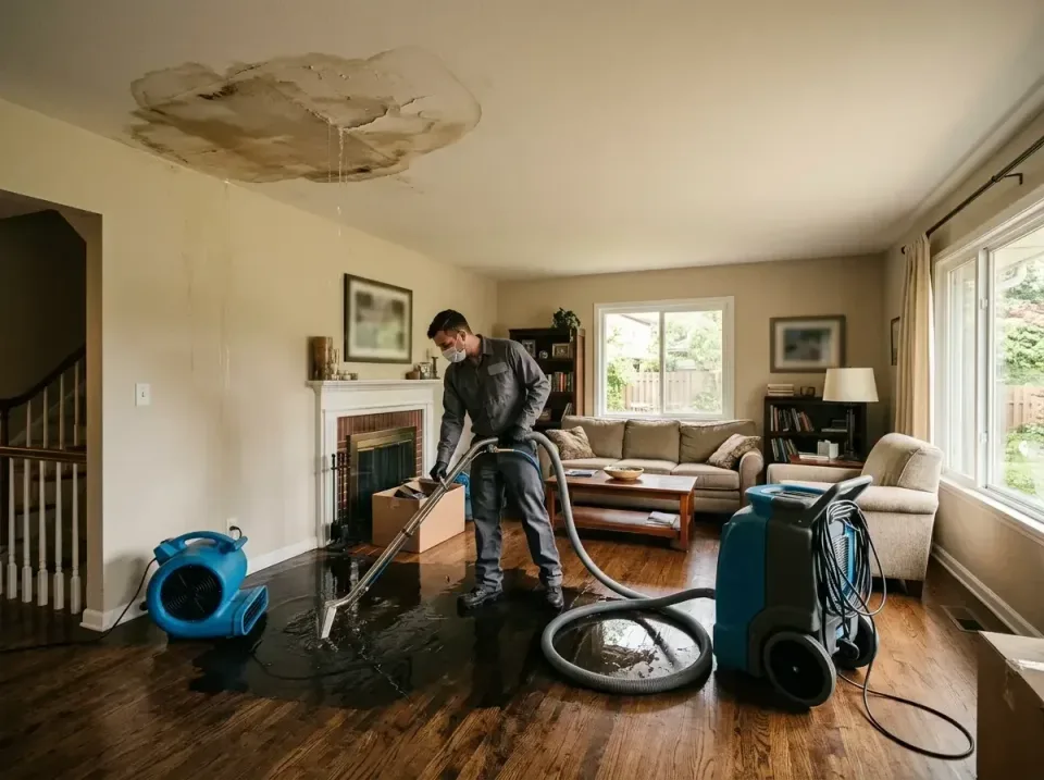 attic-pipe-burst-ceiling-drip-008 — frequently asked questions, Water Damage Restoration & Carpet Care in Canton, OH
